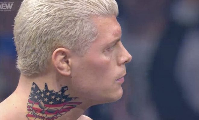 Cody Rhodes Comments On New American Nightmare Tattoo ...