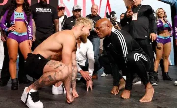 Jake Paul puts aside pleasantries in final faceoff with Anderson Silva: ‘I’m f****** him up’