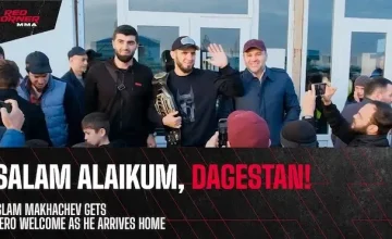 Video: Islam Makhachev receives hero’s welcome in return to Dagestan following UFC 280