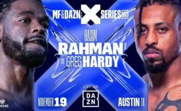 Follow Misfit Boxing 3 Results: Rahman vs. Hardy live now